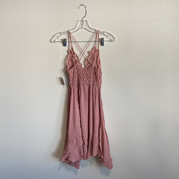 Free People Adella Slip Dress in Rose (Size XS) - Picture 8 of 11
